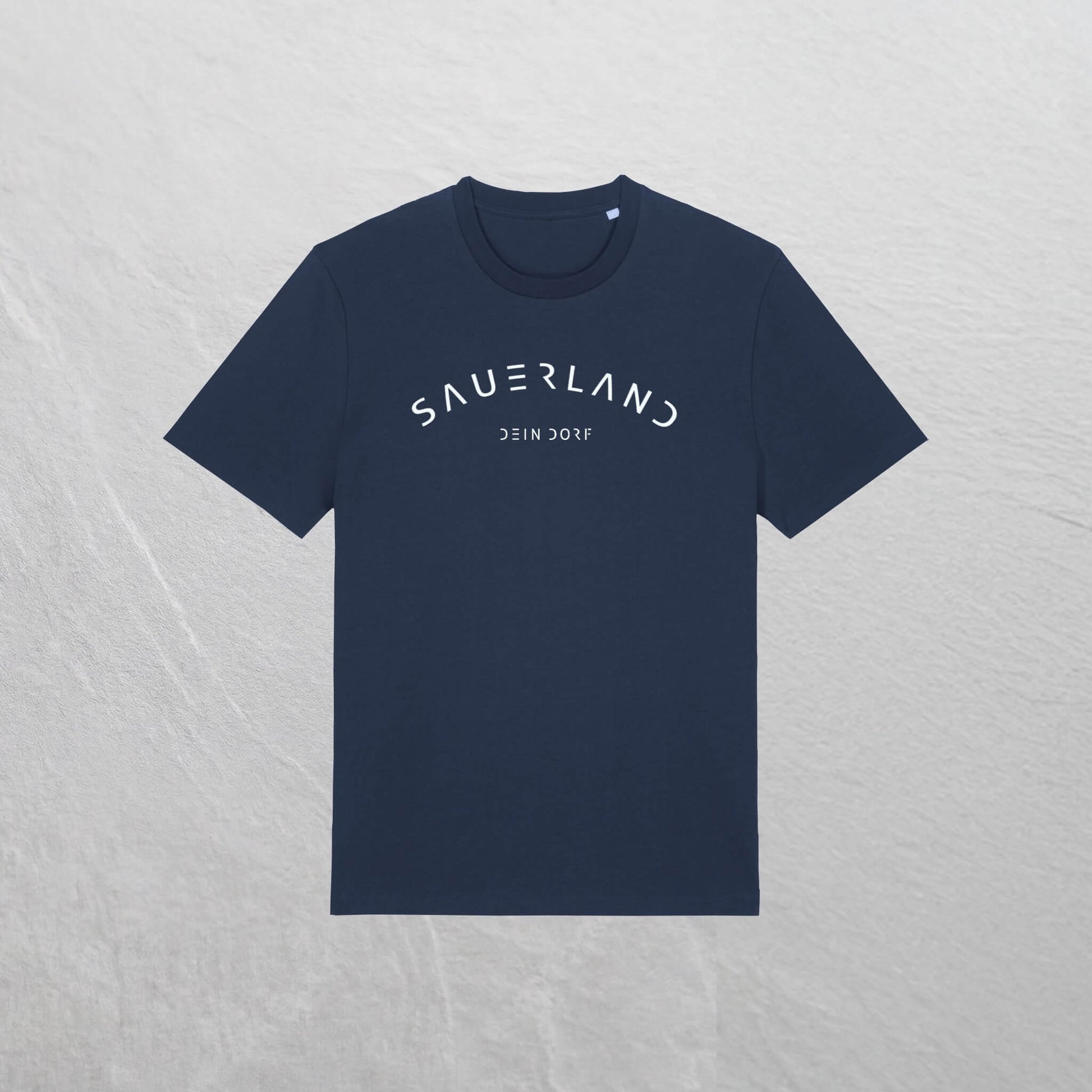 Produktfoto des neuen Sauerland T-Shirt mit Dorfnamen in der Farbe navy