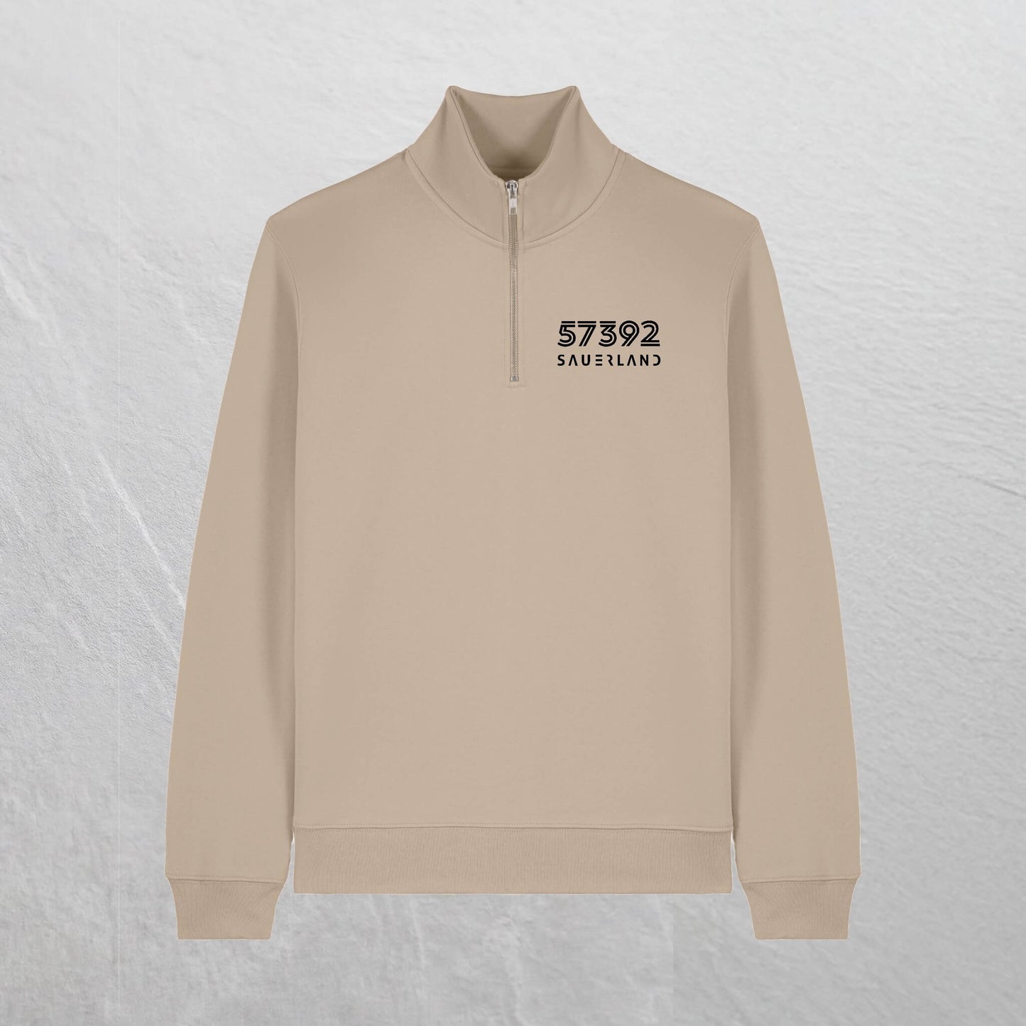 Produktbild des neuen Sauerland ZIP-Pullovers in beige