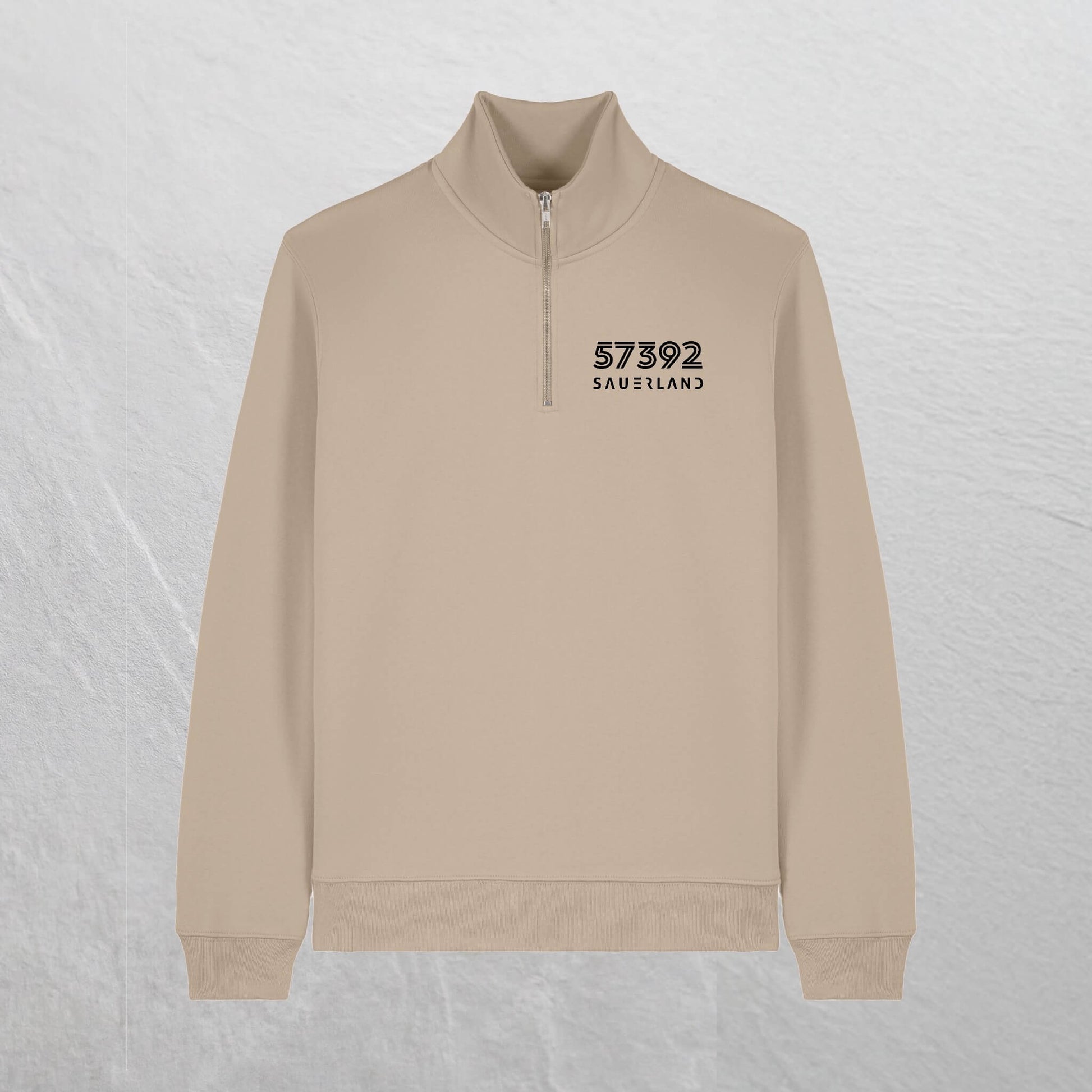 Produktbild des neuen Sauerland ZIP-Pullovers in beige