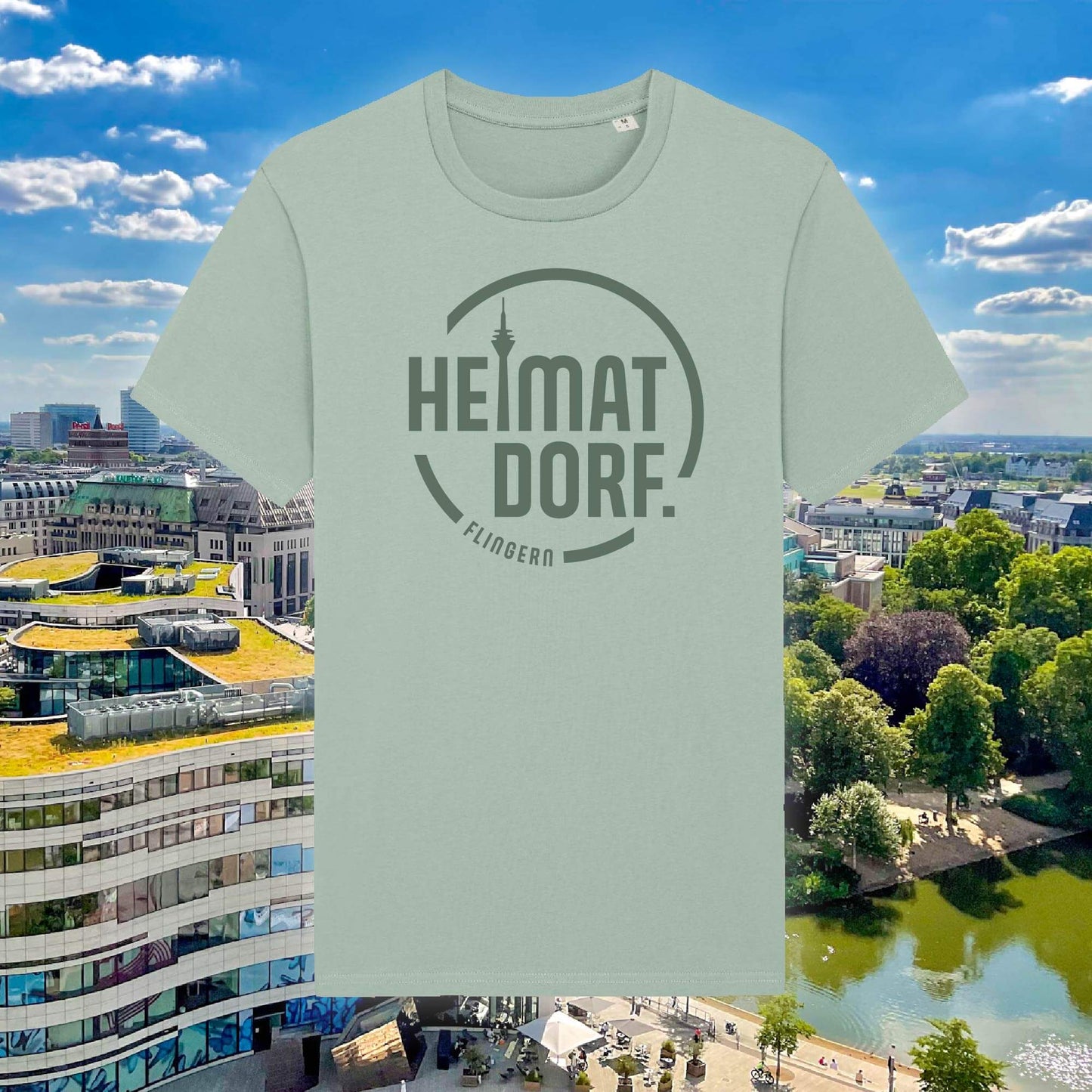 Düsseldorf HeimatDorf Stadtteil-T-Shirt